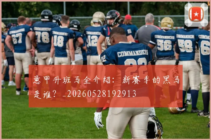 意甲升班马全介绍：新赛季的黑马是谁？_20260528192913